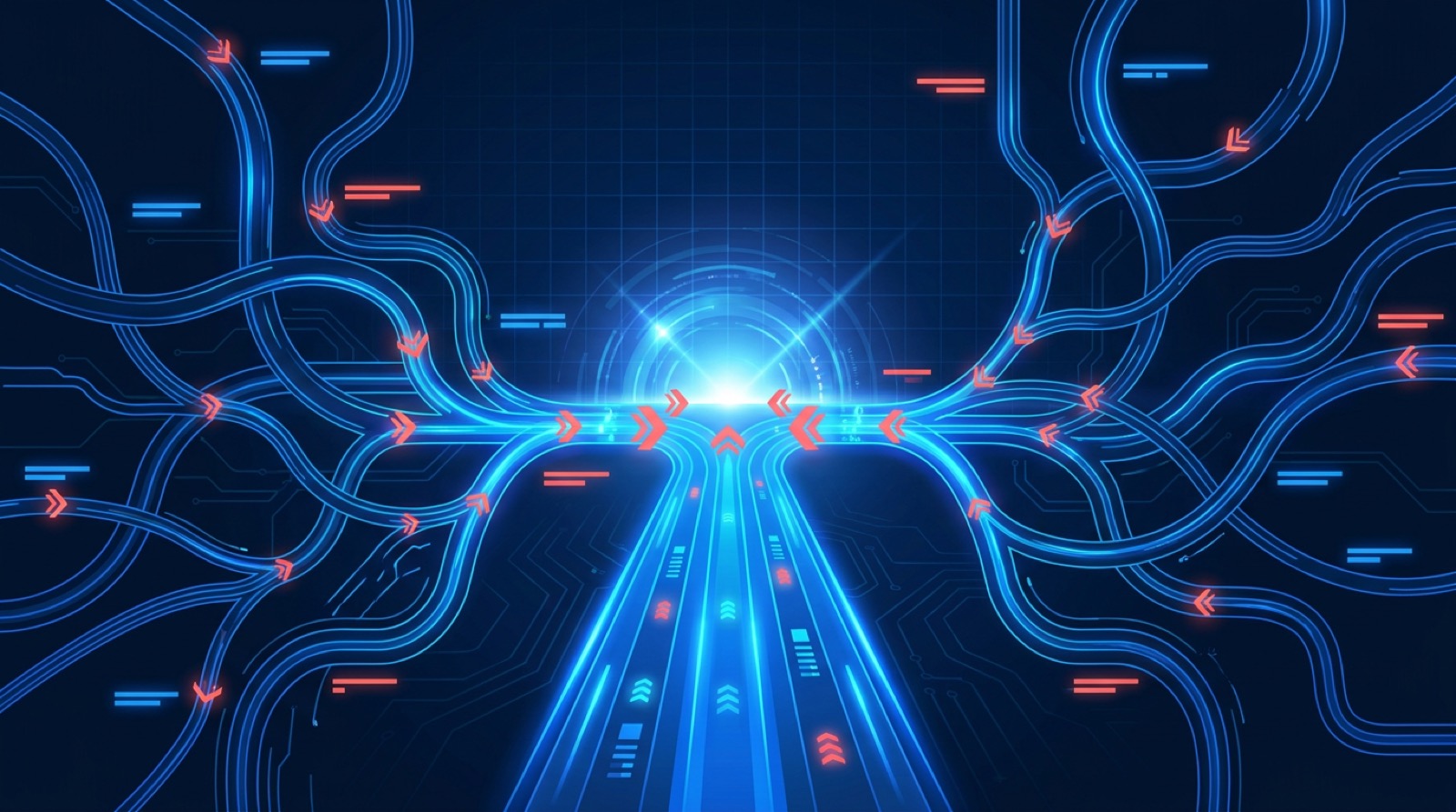 Many paths converging into one glowing route — comparing web scraping APIs