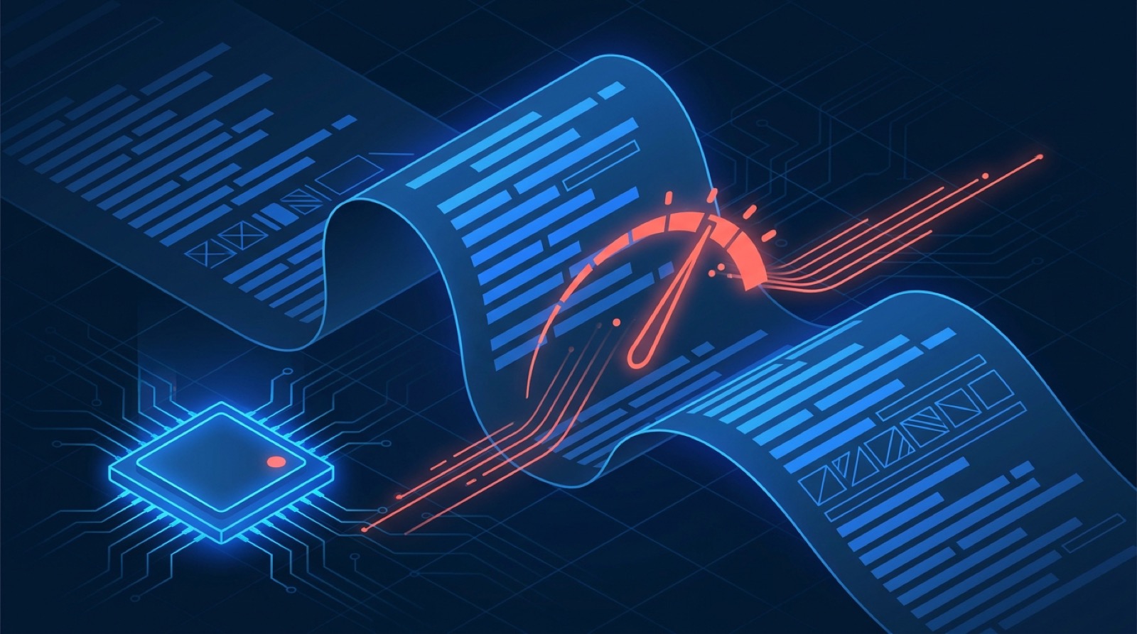 Abstract illustration comparing WebScraping.AI and Jina AI
