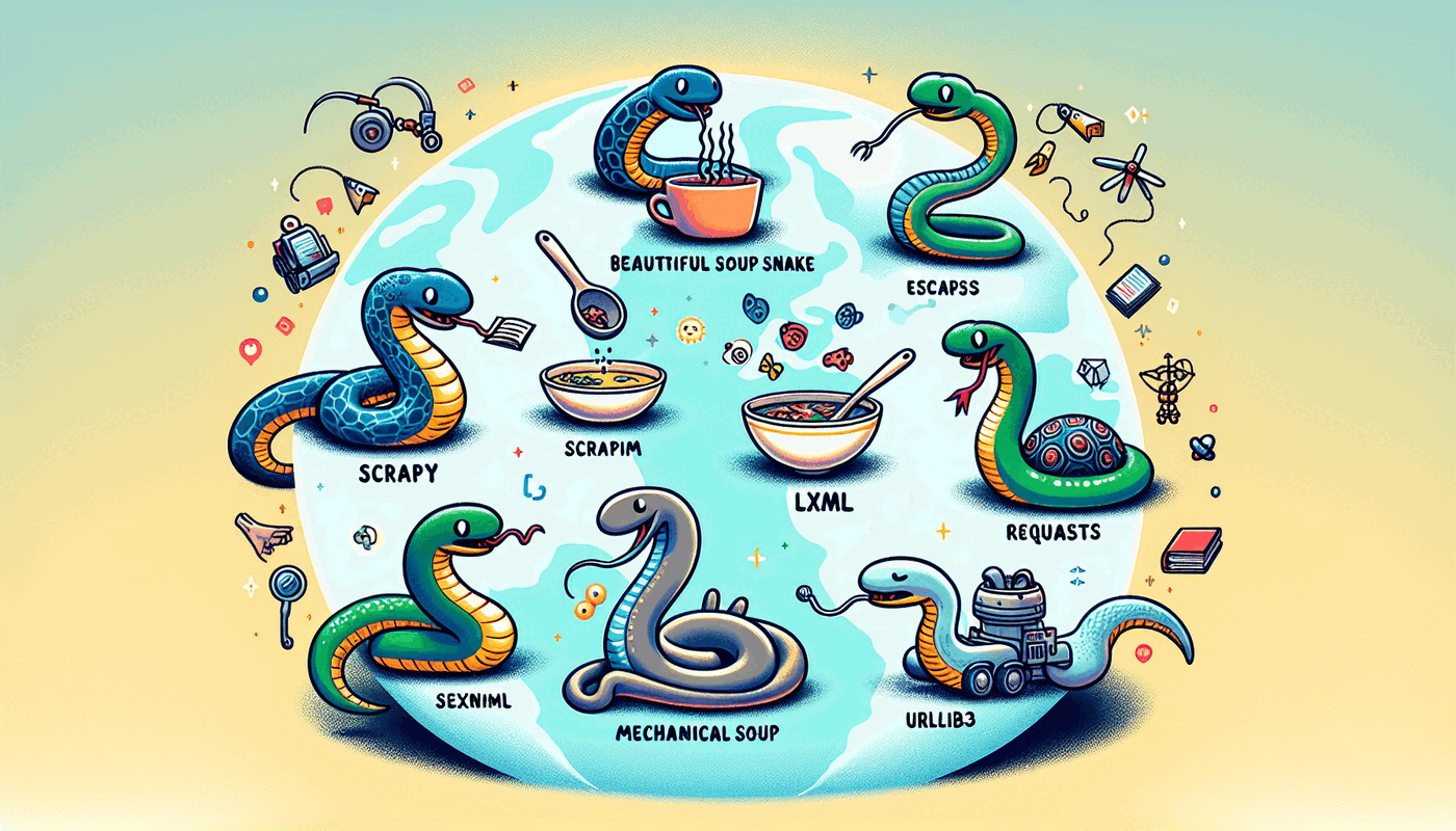 Essential Python libraries for web scraping