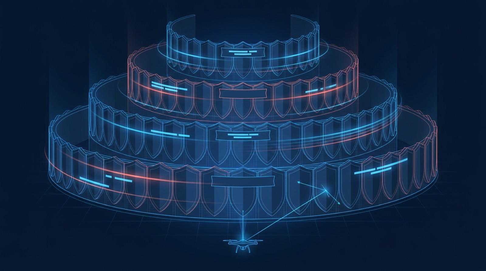 Illustration of the layered anti-bot defenses that make scraping Google search results hard