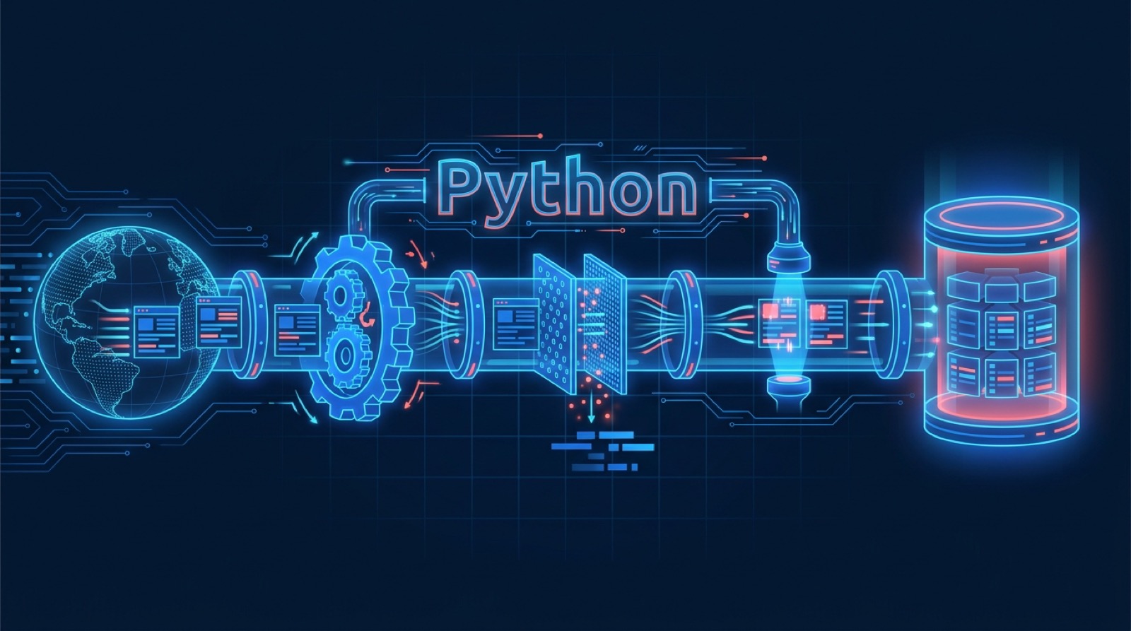 Python pipeline for building a machine learning dataset from scraped pages
