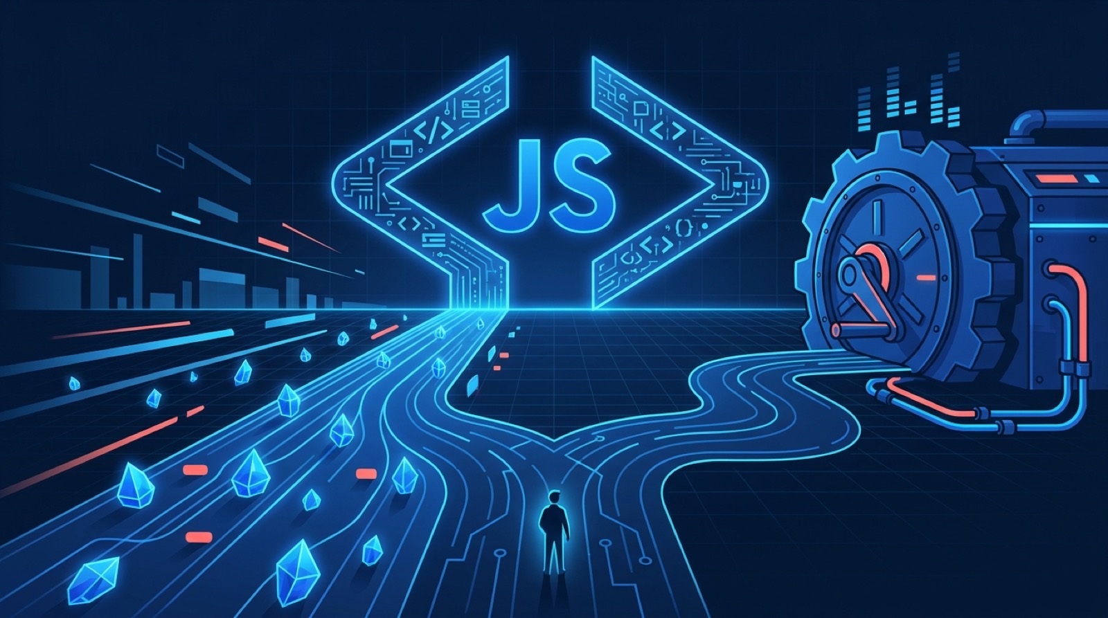 The decision between fetching static HTML and running a headless browser when scraping with JavaScript